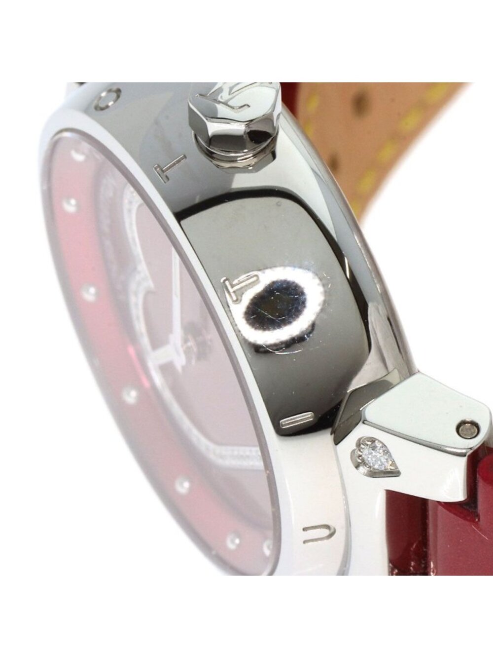 Louis Vuitton Tumble Heart Watch SS Leather - Picture 15 of 15